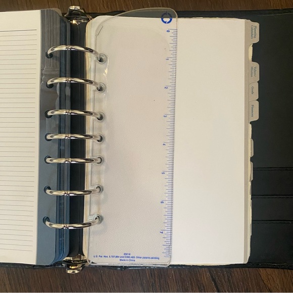 Vintage Franklin Covey Planner Full Grain Nappa Leather Brown